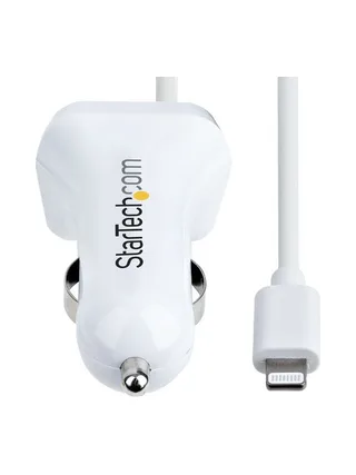 Lightning Car Charger w/Cable 2 Ports 3