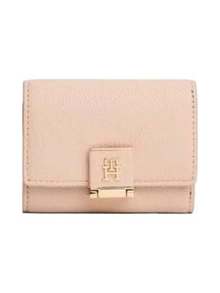 Portefeuille Rose Pastel Femme Tommy Hilfiger Trifold 1
