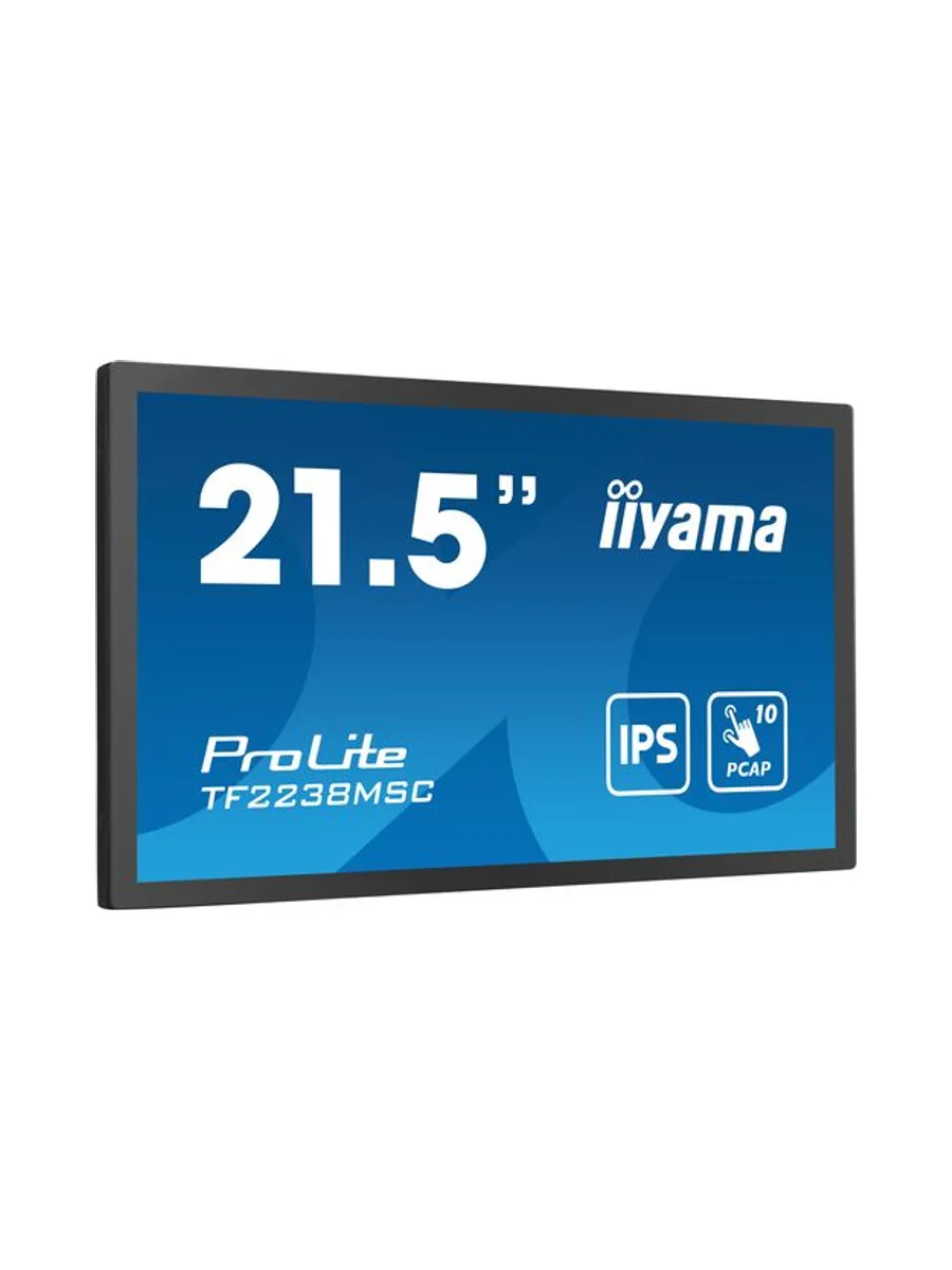 21.5" Bonded PCAP Bezel Free 10P Touch w 1