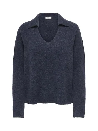 Pull Marine Foncé Femme JDY Elanora 1