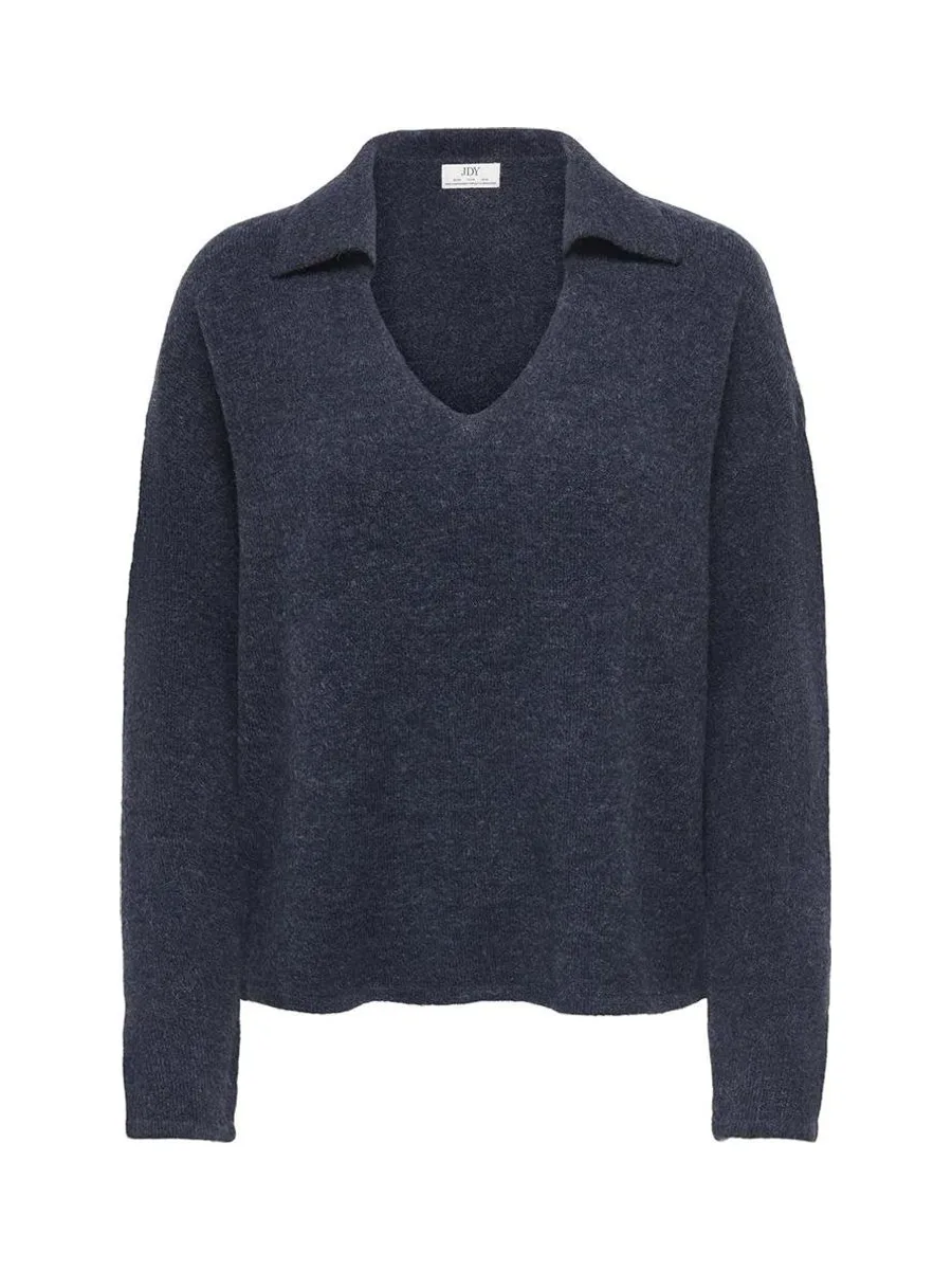 Pull Marine Foncé Femme JDY Elanora 2