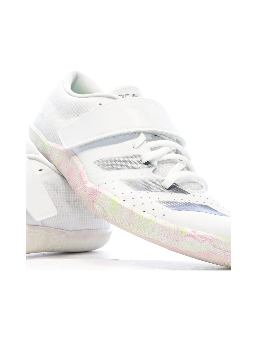Chaussures d'athlétisme Blanches Mixte Adidas Adizero Throws 8