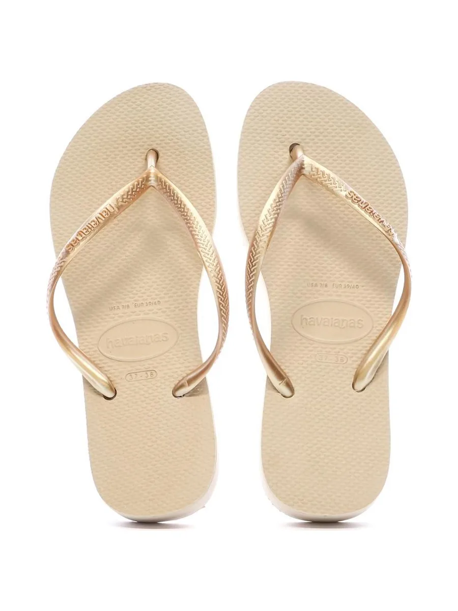 Tongs à plateforme Beige Femme Havaianas Infradito 3