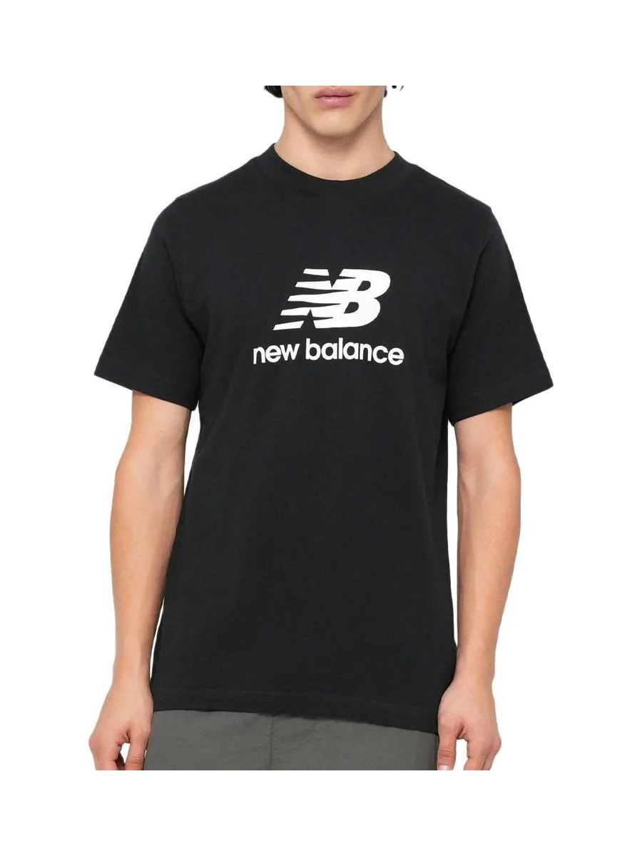 T-shirt Noir Homme New Balance Sports 2