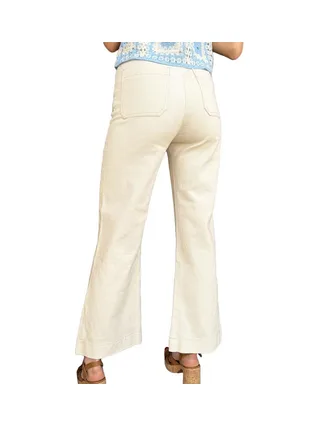 Jean Wide Beige Femme Oraije Victorine 2