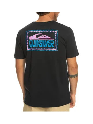 T-Shirt Noir Homme Quiksilver Warpedframes 2