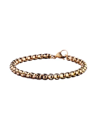 Bracelet Agnettes doré - acier 1