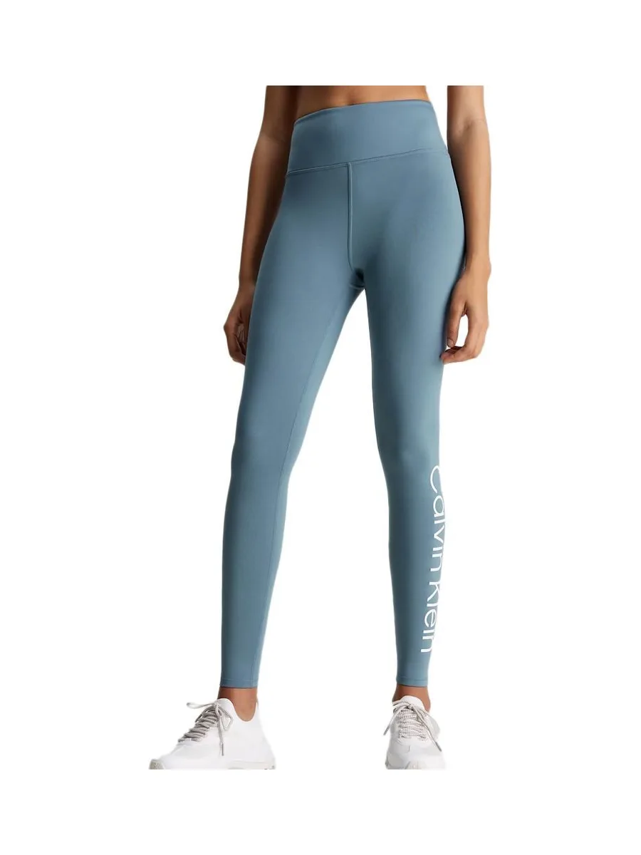 Legging Bleu Femme Calvin Klein Jeans 00GWS4L636 2