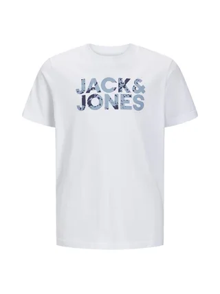 T-shirt Blanc Garçon Jack & Jones Corp Splash 3