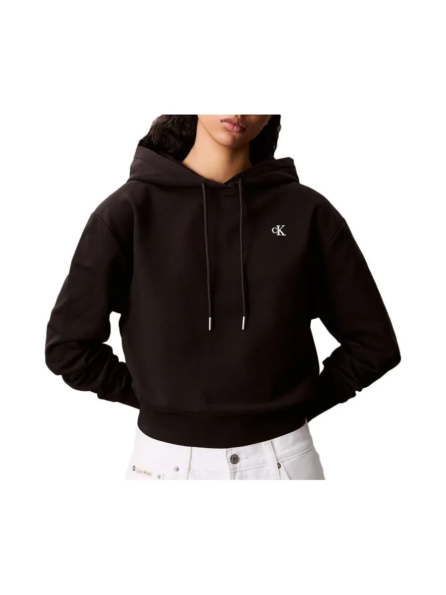 Sweat Noir Femme Calvin Klein Jeans Archive LV047C224G 2