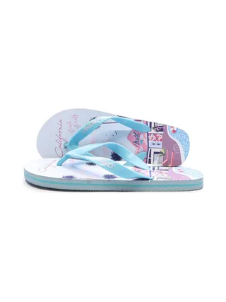 Tongs Bleu/rose Femme Longboard Calasi T1 1