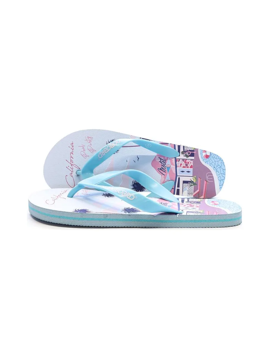 Tongs Bleu/rose Femme Longboard Calasi T1 2