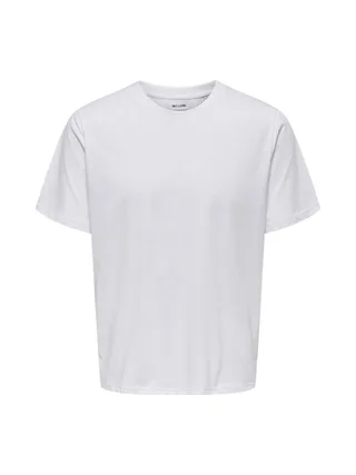 T-shirt Blanc Homme Only & Sons Chinois 1