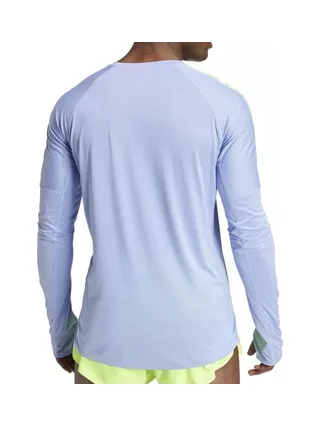 T-Shirt Manches Longues Bleu Homme Adidas Promo 2