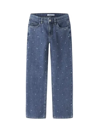 Jean Droit Bleu Fille Name it Rhine 1