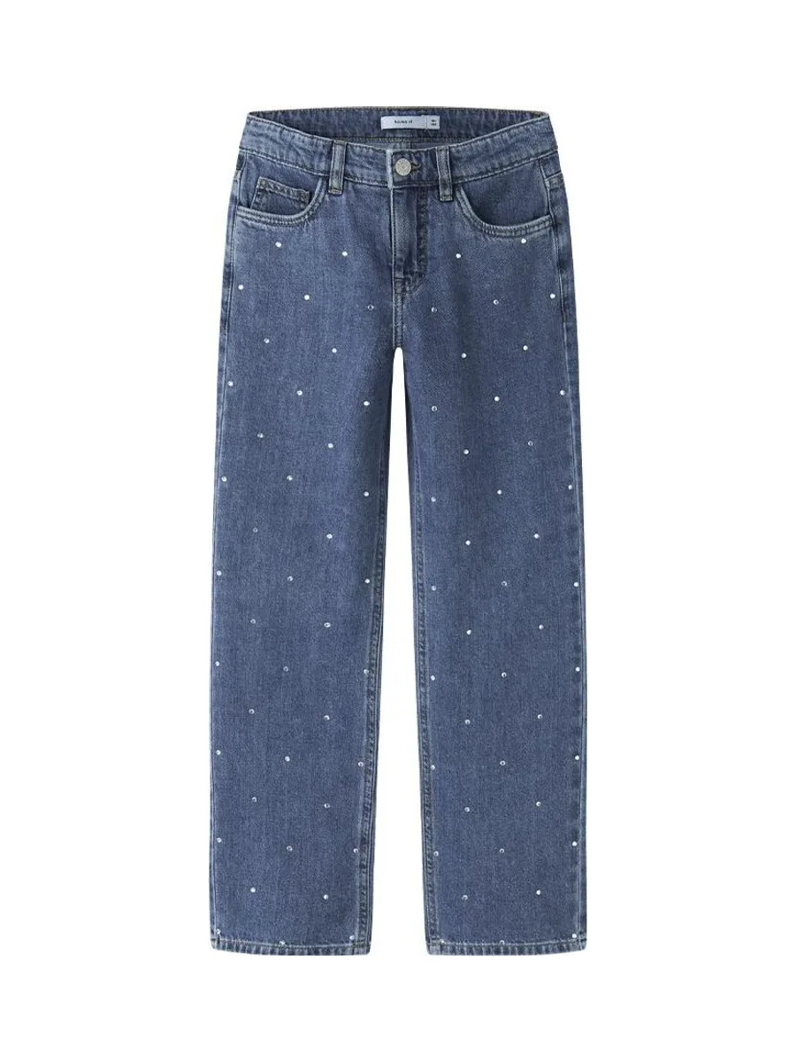 Jean Droit Bleu Fille Name it Rhine 2