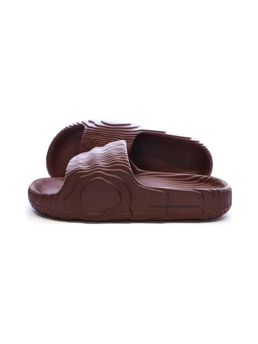 Claquettes Bordeaux Femme Adidas Adilette 22 W 2