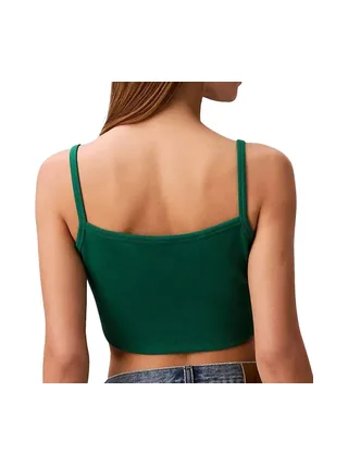 Brassière Verte Femme Calvin Klein Jeans Woven 2