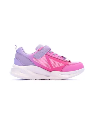 Baskets Roses/Mauves Fille Skechers Sola Glow 2