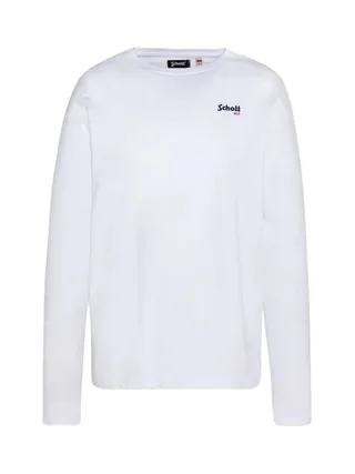 T-shirt Blanc Homme Schott BRODEDML 1