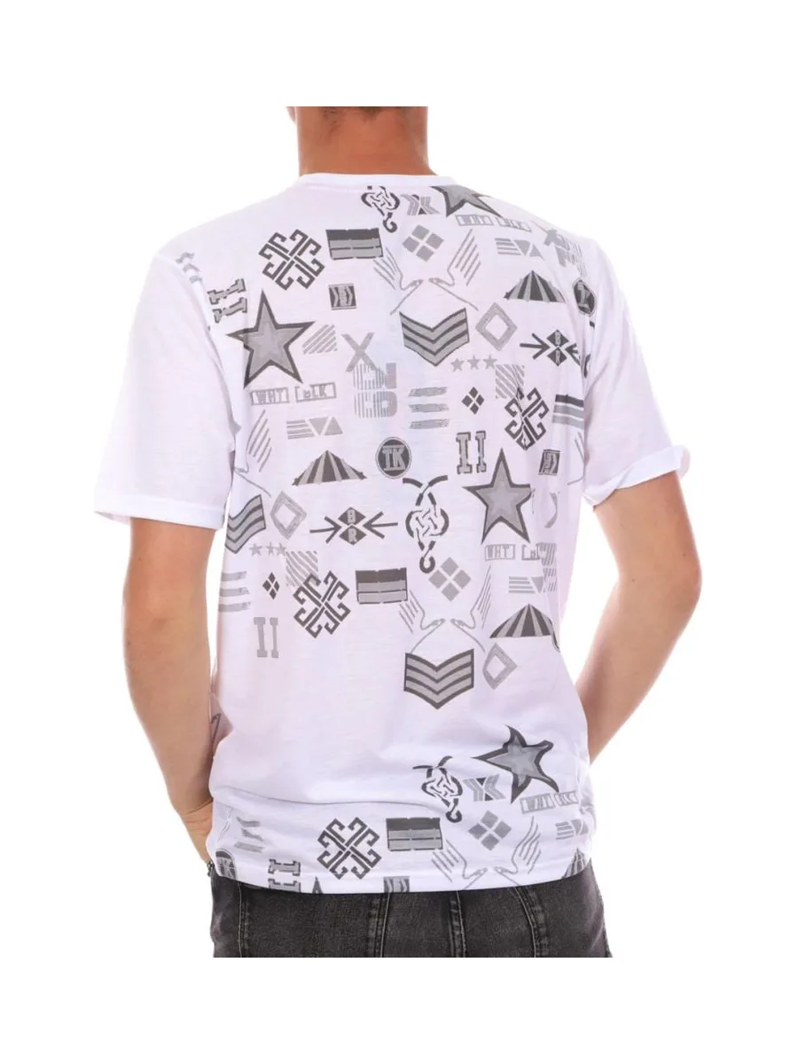 T-shirt Blanc Homme Supreme Grip Smoke 3
