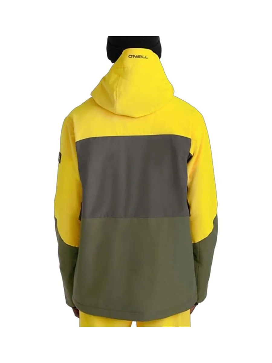 Blouson de Ski Jaune/Kaki Homme O'Neill Carbonite 3