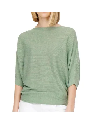 Pull Vert Clair manches 3/4 Femme JDY New Behave 1