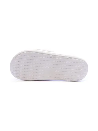 Claquettes Blanc Femme Lacoste Serve Slide 1.0 2