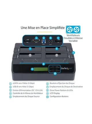 StarTech.com SATDOCK4U3RE media duplicator 8