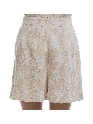 Short Beige Femme Teddy Smith Floralio 1