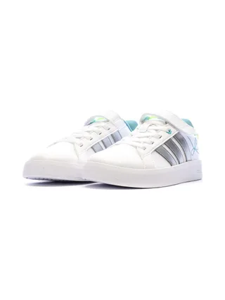 Baskets Blanche Fille Adidas Grand Court 3.0 Girls 6