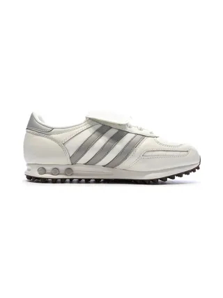 Baskets Blanc/Gris Homme Adidas La Trainer 2