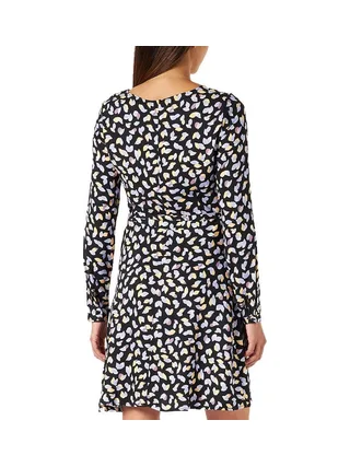 Robe Noir à motif Femme Vila Vivish 2