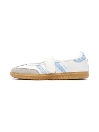 SAMBA JANE Baskets Blanc/Bleu Adidas 1