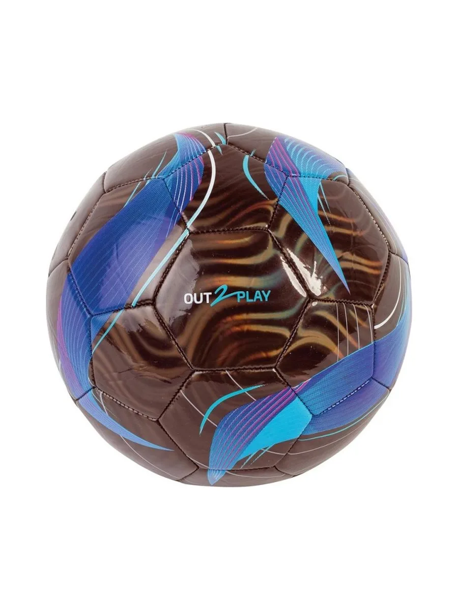 Ballon de football Bleu/Orange/Vert Mixte Out 2 Play 3