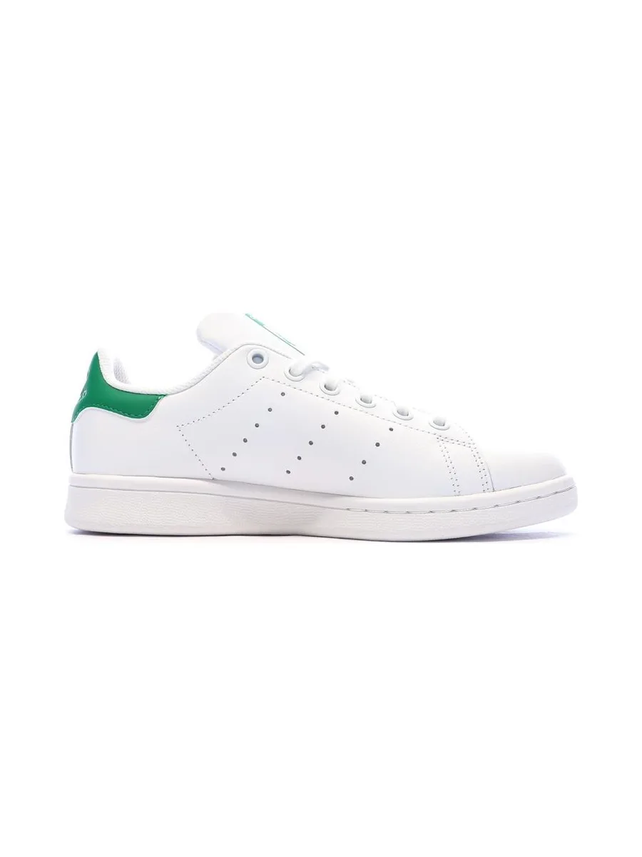 Stan Smith Blanc/Vert Mixte Adidas 3