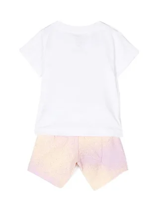 Ensemble Blanc/Jaune Fille Adidas HK2909 2