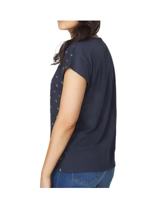T-shirt Marine Femme TBS EDDENSAN 2