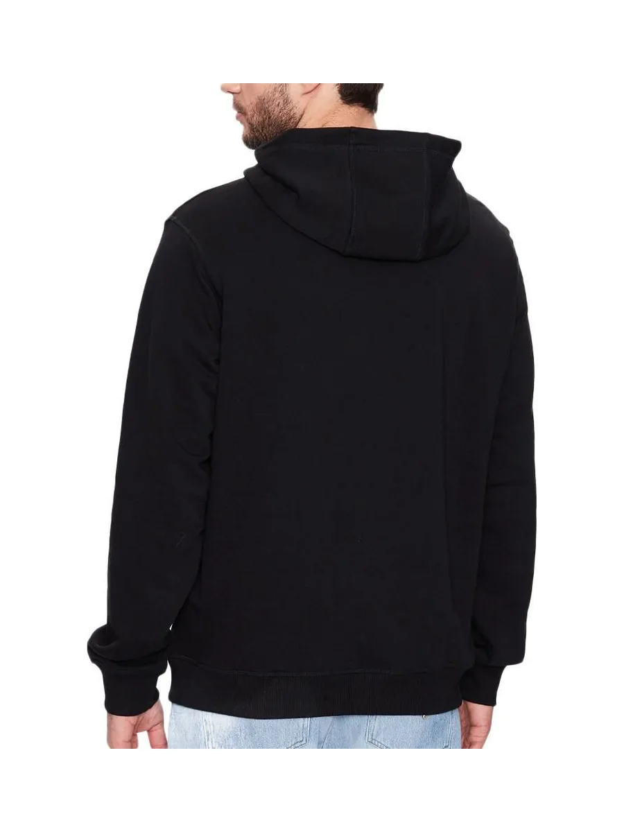 Sweat à Capuche Noir Homme Guess Embro 3