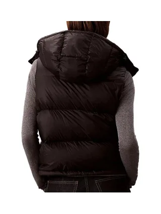 Blouson Sans Manches Noir Femme Calvin Klein Jeans Essential 2