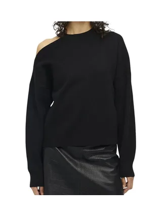 Pull Noir Femme Object Gunvor 1