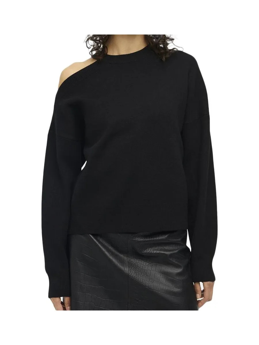 Pull Noir Femme Object Gunvor 1