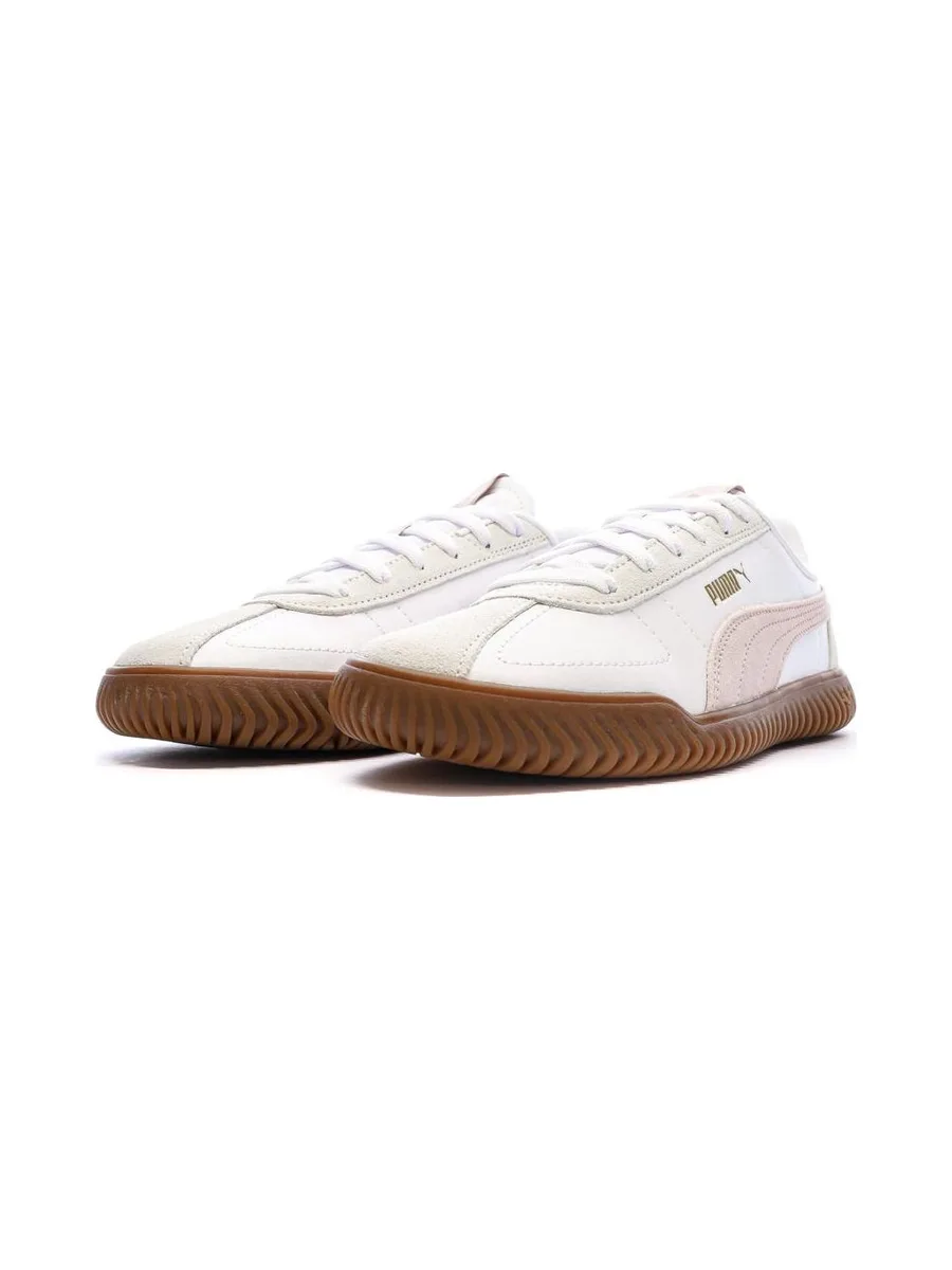 Baskets Blanches/Roses Femme Puma Club Kayzer 7