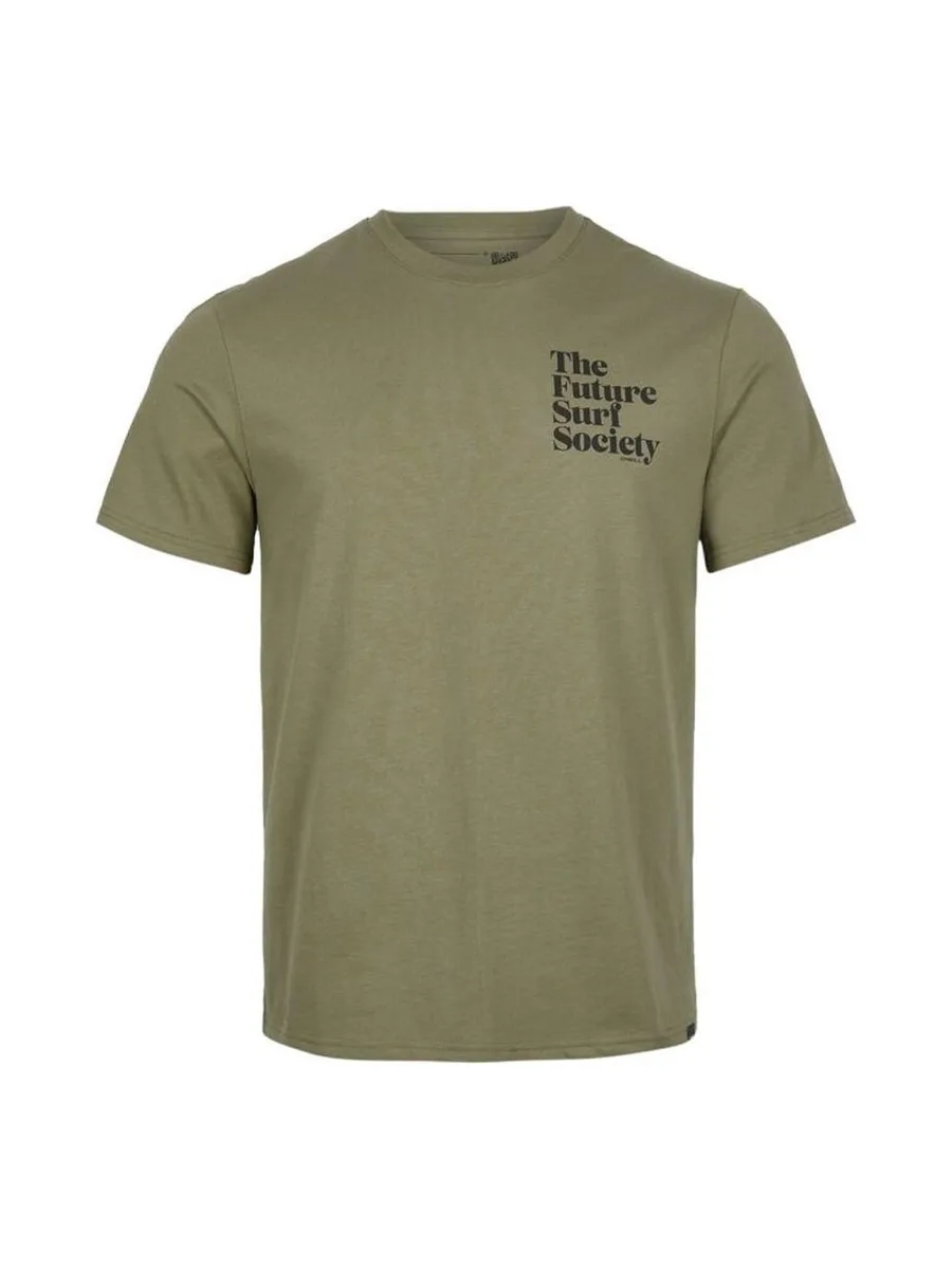 T-Shirt Kaki Homme O'Neill Future Surf Society 2