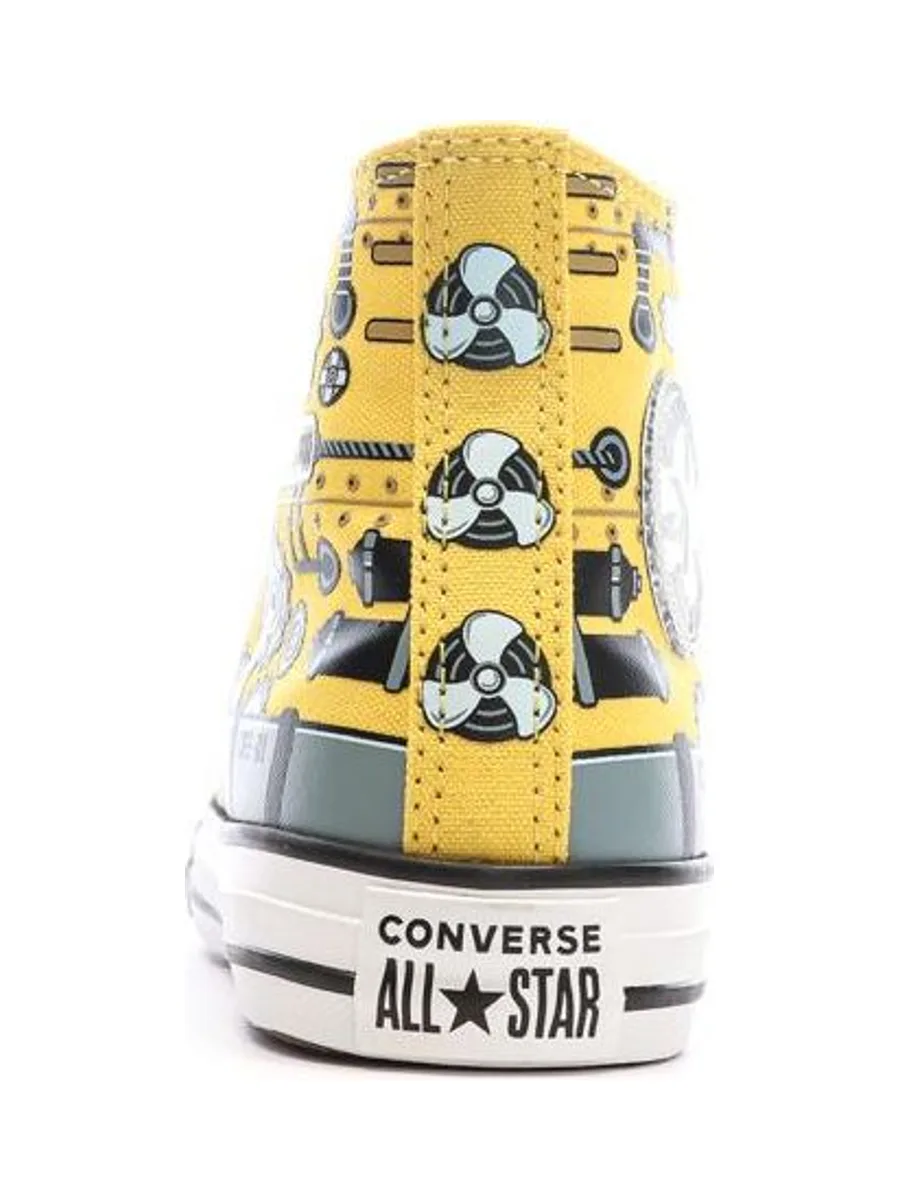 Baskets Jaunes Garçon Converse Chuck Taylor All Star 4