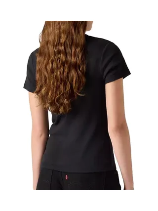T-Shirt Noir Femme Levi's Essential Neutral 2