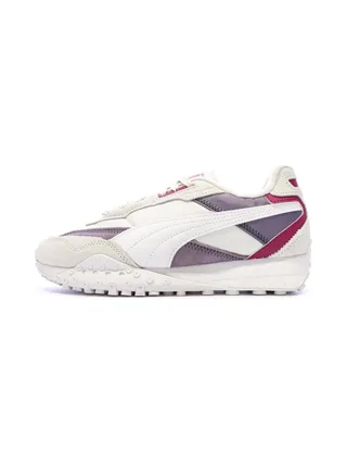 Baskets Blanches/Violettes Femme Puma Blktop 1