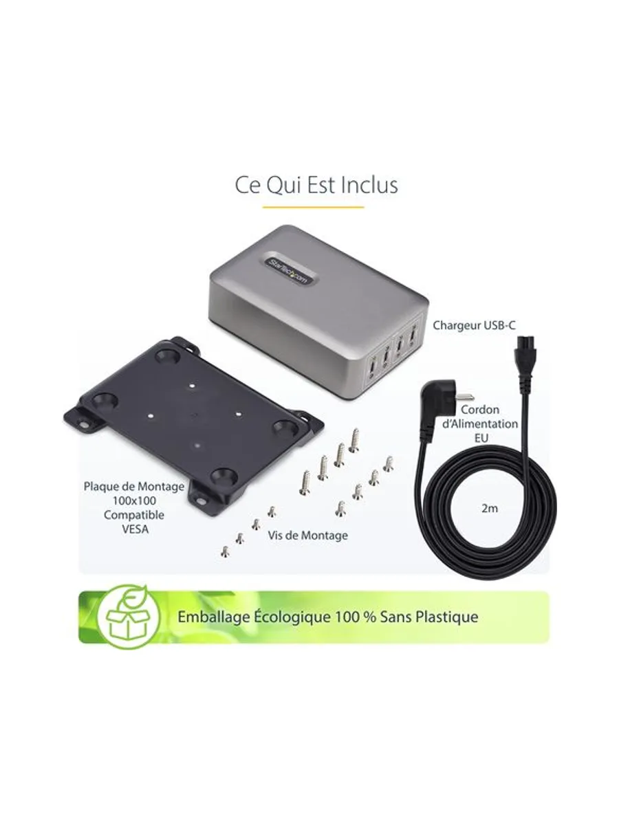 StarTech.com 424DEU-USB-C-CHARGER mobile device charger 20