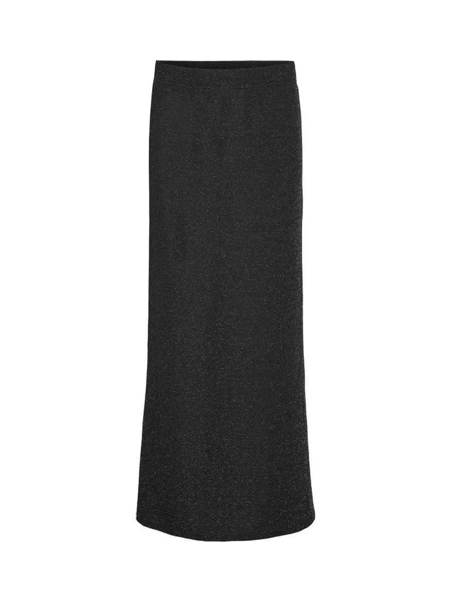 Jupe à Paillettes Noir/Argenté Femme Vero Moda Kanva 2