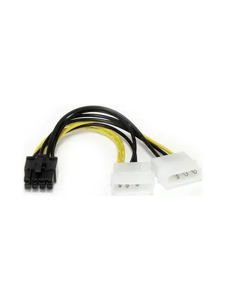 6" LP4 to 8 Pin PCIe Power Cable Adapter 1